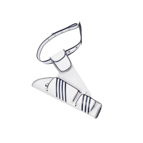 EXCEART ホワイト製アロー矢収納バッグ 大容量 多機能ウエストポーチ 可能ストラップ付き コンパウンド矢用 耐摩耗性で屋外旅行にも