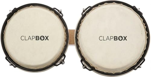 Image of Clapbox Bongo ZHB-1080 (6''+7'') with Padded Bag and Tuning Key, Natural Colour