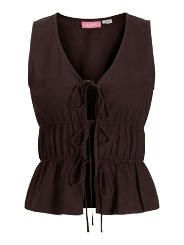 Top Jxalmira Linen Blend Tie JJXX en lin mélangé pour femme