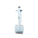 Elektrische Pipette, 12/8-Kanal-Pipette, einstellbar, vollständig manuell, for Schulchemielabor, Mehrkanalpipette(8channel 10-100ul)