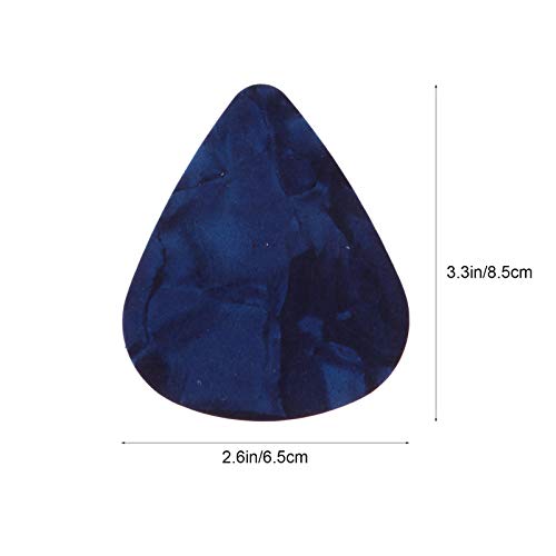 HEALLILY Kit de Acessórios de Guitarra de 9 Peças Incluindo Padrão de Rosa Do Crânio Ajustável Bolsa