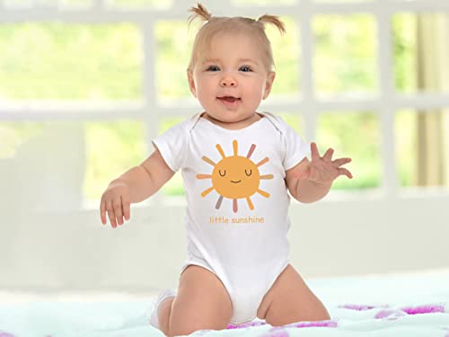 Personalized Boho Baby Shower Romper My Auntie Is My Bestie Little Sunshine Newborn Bodysuit Gift from Auntie Grandma2
