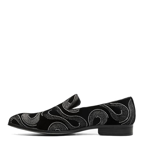 Stacy Adams Men's Swainson Embroidered Slip on Loafer4