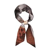 Tcoay Bozal para bulldog inglés, pañuelos para el cuello, diademas, bufandas estampadas para mujer, accesorios para bolsos y ropa.