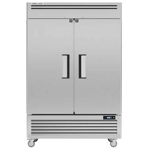 Coolake 49 Cu Ft Commercial Stainless Steel Refrigerator