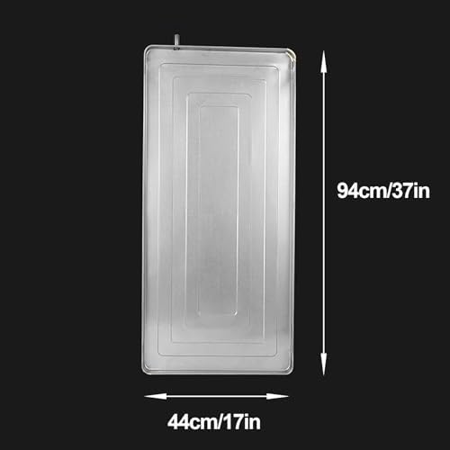 Stainless Steel AC Condensate Drain Pan with Drain Kit, Leak-Proof Drip Tray for Window & Mini Split Air Conditioners - Durable HVAC Accessory (Color: 3P)