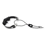 Sparky Pet Co - ECollar 交換用ストラップ - バンジードッグカラー - 防水 - 調節可能 - 安全なNexusホイールロック - 電子トレーニング&インビジブルフェンスシステム用 - 3/4インチ (ブラック)