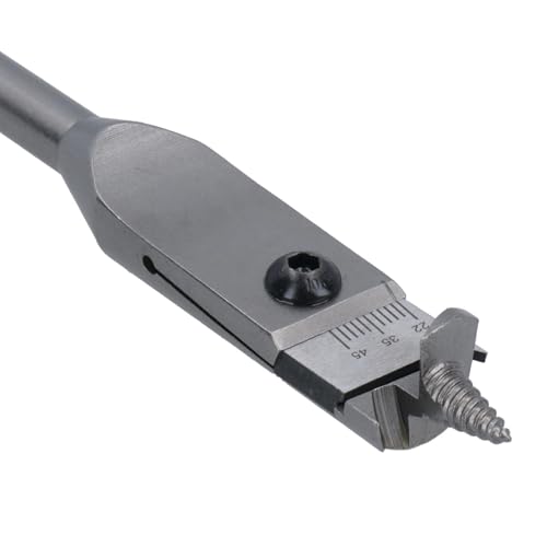 Expansive Flat Wood Boring Drill Bit Set 22-76mm Adjustable Spade Bit TE708