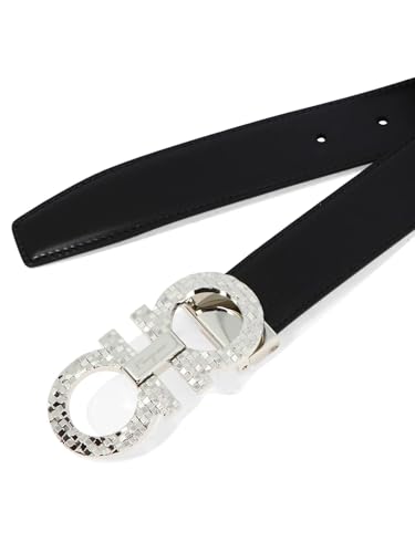 Salvatore Ferragamo Gancini Logo Engraved Reversible Buckle Belt3