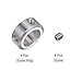 QUARKZMAN 4Stk Stellringe Stellringe welle 15mm Bohrung 24mm AD 10mm Breite Wellensicherungsring Tiefenanschlagringe für Rad Schubkarre Axle Getriebe Montagen CNC Maschine Werkzeuge