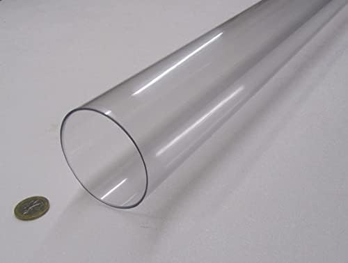 Polycarbonate Round Tube 2 3/4" (2.75") OD x 2.625" (2 5/8") ID x 1/16" Wall x 36" (More Length Options)