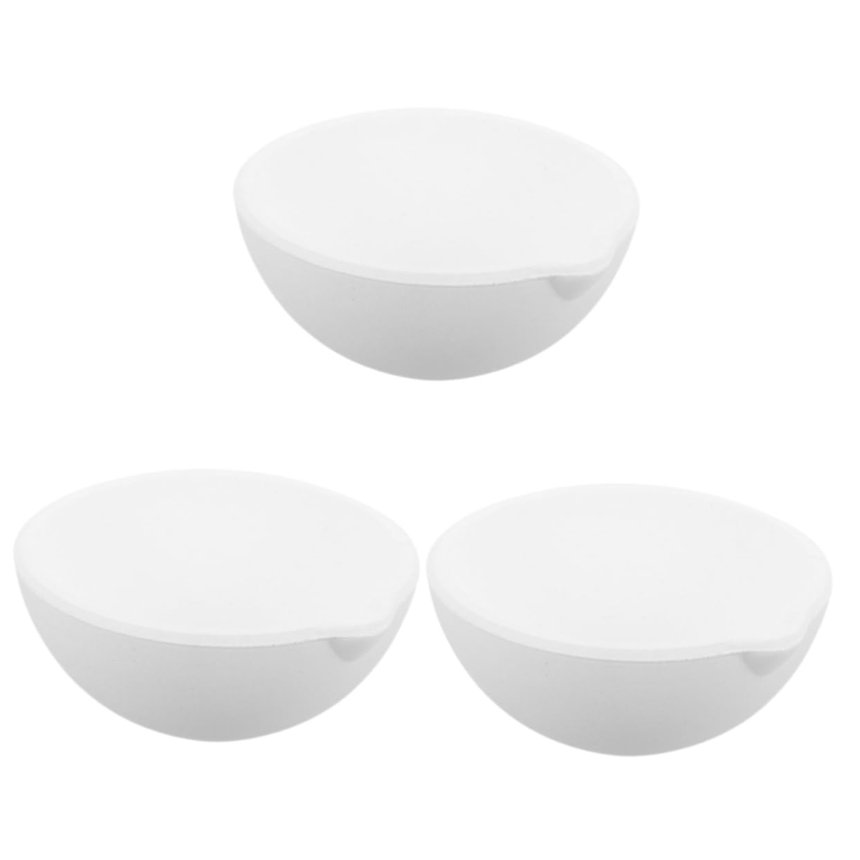 NUOBESTY 3 Piezas Crisol De Oro Plato De Refinación De Plata Crisoles De Cuarzo Portátiles Plato De Crisoles De Fusión Equipo Para Fundir Oro Crisol Plato Taza Fusor Panal Oxido De Aluminio