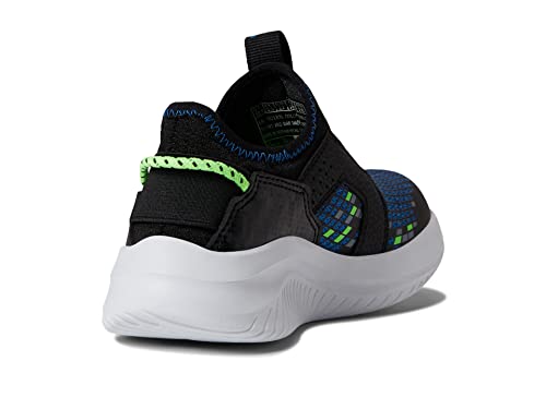 Skechers Kids Boys Ultra Flex 3.0-Triple Pointz Sneaker, Black/Blue/Lime,5.5 Big Kid - image 5