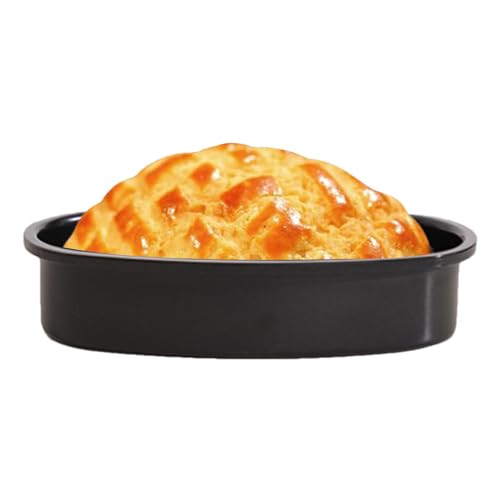Teglia ovale per cheesecake, tortiera ovale - Teglia per torta al formaggio ellittica antiaderente - Teglia per pane, stampi da forno, strumento versatile per l'uso nel forno da forno della cucina