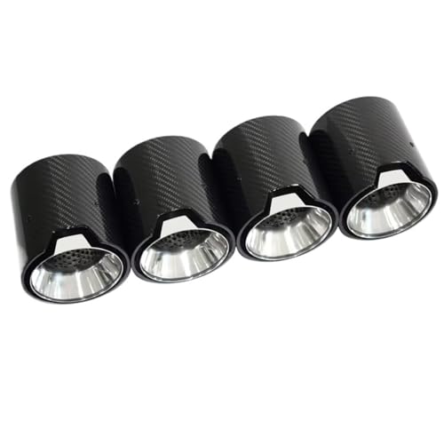 Embout d'échappement carbone argenté BMW G80 G81 G82 G83, finition premium