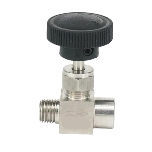 Vanne à aiguille 1/4 NPT inox 304 ajustement micrométrique des fluides