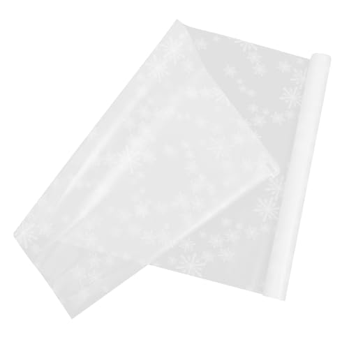 Película de ventana estática en PVC blanca 200x45 cm miniatura 1