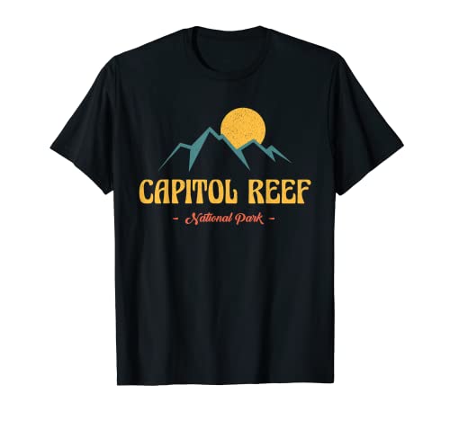 US Adventure Vintage Capitolio Reef National Park Souvenirs Camiseta