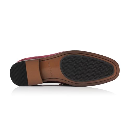 Image of Ferro Aldo Men's Premium Moc Toe Loafers | Casual & Dress Styles with Tassels & Horsebit Buckles