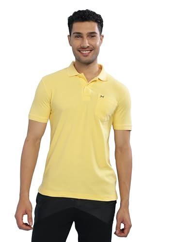 Image of Force NXT Polo Neck T-Shirt for Men Pack of 1 | Regular Fit T-Shirt for Men | Premium Super Combed Rich Cotton Polo Shirt | Men's Ultra Soft Half Sleeve T-Shirt