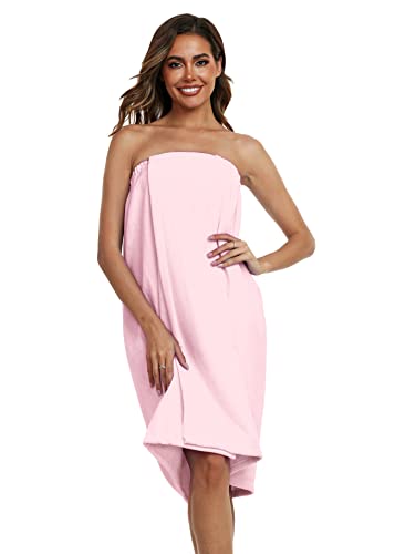 Super Shopping-zone Women's Towel Wraps Body Wrap Cotton Bath Shower Robes Towel Robes,Solid Color2