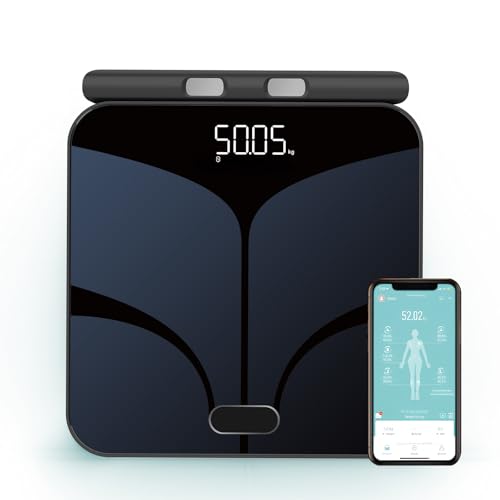 Fitdays Smart Scale for Body Weight and Fat Percentage FSA&HSA Eligible 8-Electrode Digital Bathroom Scale with BMI Body Fat & Muscle Mass to 28 Body Composition and Printable Body Analysis Report