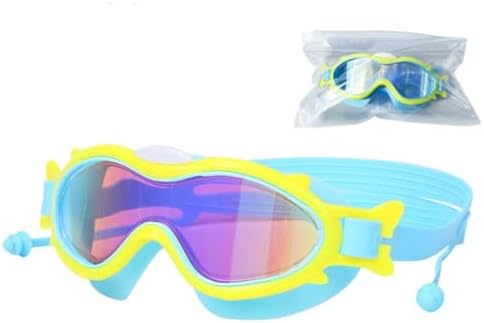 Óculos de natação para crianças Equipamento de natação HD à prova...