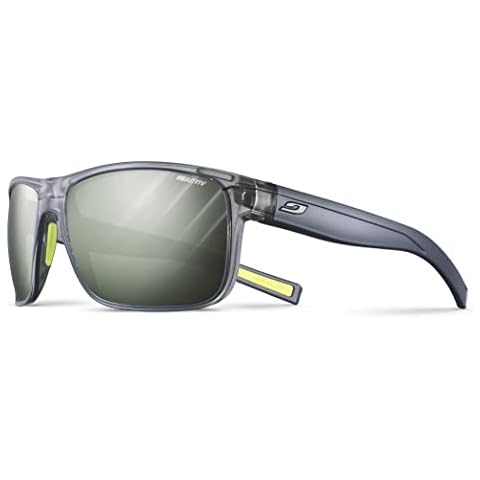 Julbo Unisex Renegade Sunglasses, Grau Durchscheinend Glänzend/Grau/Grün Cover