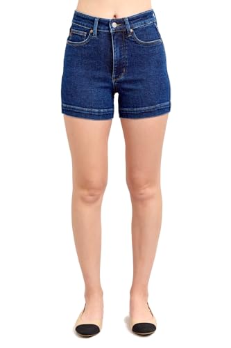 Judy Blue Women's High Waist Tummy Control Classic Denim Shorts2
