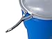 Eagle 14 Gallon Plastic Drum with Lid, Metal Lever-Lock, 26.5