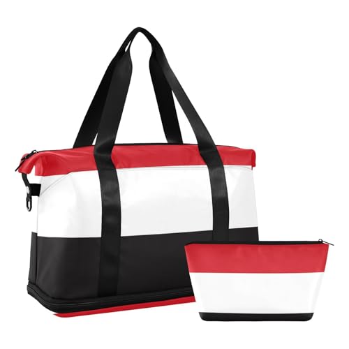 Bolsa de transporte impermeable con compartimento húmedo y correa regulable multiusos
