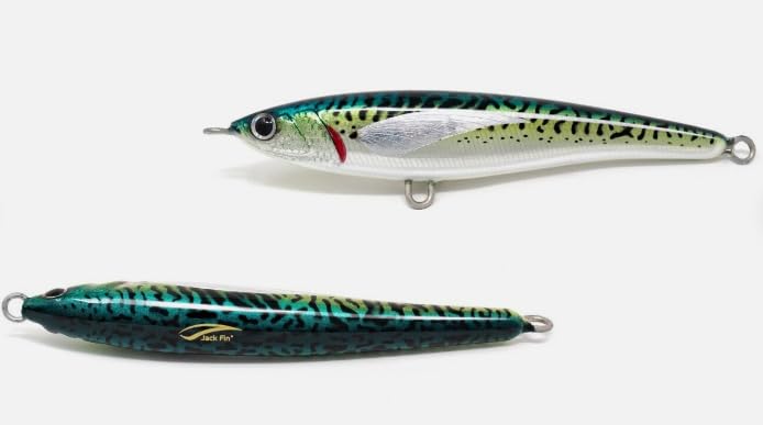 Leurre coulant Jack Fin Pelagus 140-S vert pour lancers lointains