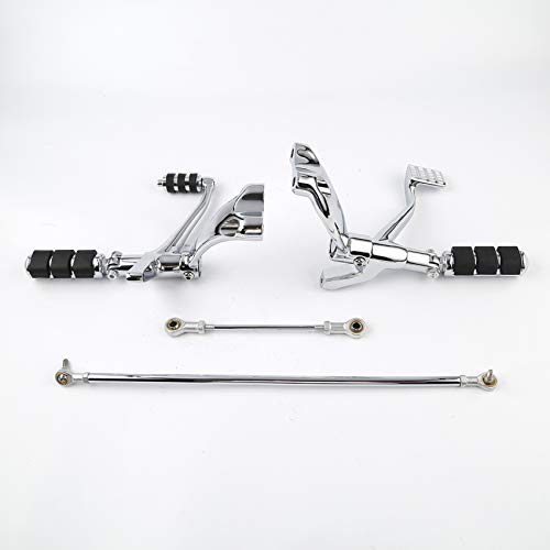 Tcmt Motor Chrome Forward Controls Pegs Levers Linkages Fits For Harley Sportster 1200 Low (Xl1200L) 2006 07 08 09 10 2011 Sportster 1200 Nightster (Xl1200N) 2007-2012 #TOP2