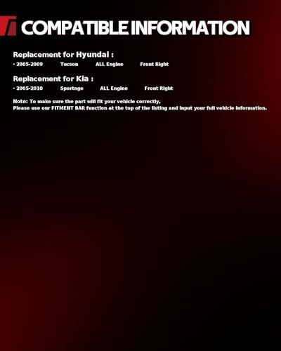 Image of Torchbeam Front Brake Caliper Right for Kia 2005-2010 Sportage, Hyundai 2005-2009 Tucson, Front Right Caliper Replace # 19B2997