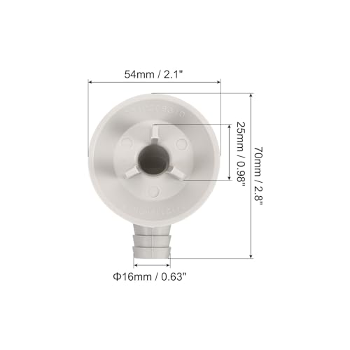 PATIKIL 18mm Diameter Silicone Round Snap, 30 Pcs In Type Locking Furniture Hole Plug Button Protective Cover Cap Head Fit For 2 5 18mm Hole For Seal Bulkhead Cylinder Hole Translucence