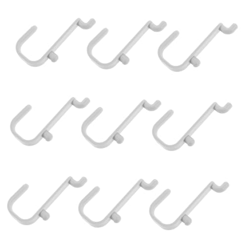 Cabilock 20pcs Plastic Pegboard Hooks Home Kitchen Organization Easy Install Storage