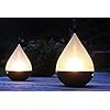 Arnusa Solarleuchte Solarlampe Tropfen 3er Set LED Gartenlampe zum