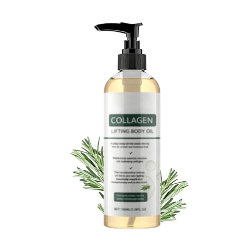 Aceite de Colágeno para el Tensado de la Piel, Aceite Corporal con Efecto Lifting, Nutritivo e Hidratante para Cuello, Escote, Brazos, Muslos y Abdomen — Apto para Todo Tipo de Piel (1)
