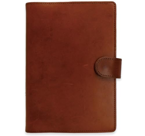 手帳カバー a5 A5 革 本革 レザー 日本製 栃木レザー 収納 ペンホルダー カード ブランド 女性 おしゃれ メンズ ビジネス 人気 ギフト (チョコ)
