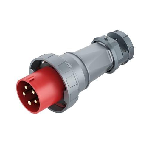 Prise industrielle Aviation TYP-1114 63A 5P IP67 pour raccordement triphasé haute puissance