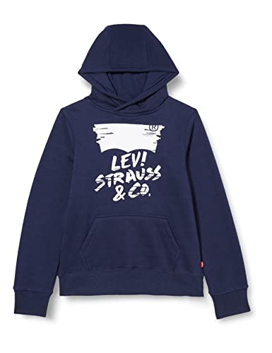 Levis Sketched Logo Pullover Hoodie 9eg571 Felpa Bambini e ragazzi Naval Academy 12 Anni con cappuccio