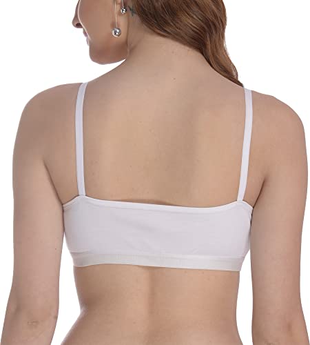 Image of FIMS - Fashion is my style Women Cotton Sports Bra for Gym, Yoga, Running Bra for Girls, Racer Back, Full Coverage, Multicolor, Cup B, See Main Image to Check How Many Bra You Will Get
