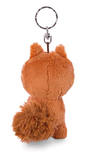 NICI 47692 Schlüsselanhänger Glubschis Eichhörnchen Squibble 9cm Green, BRAUN