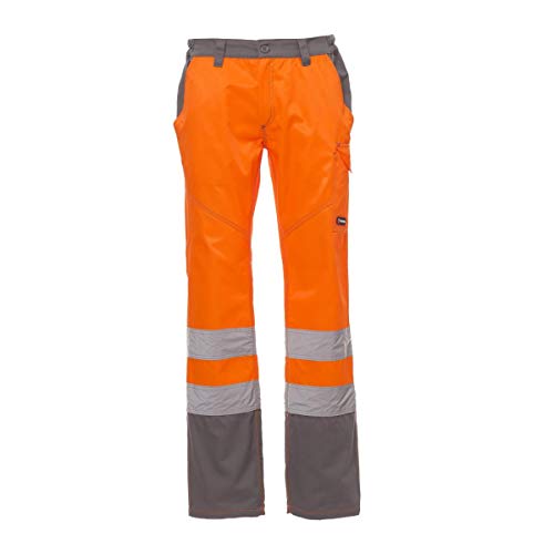 Pantalon de travail haute visibilité multipoches avec fermeture zip