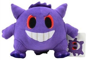 Peluche Gengar Pokemon Time Pokedoll officielle de collection pour fan de jeux