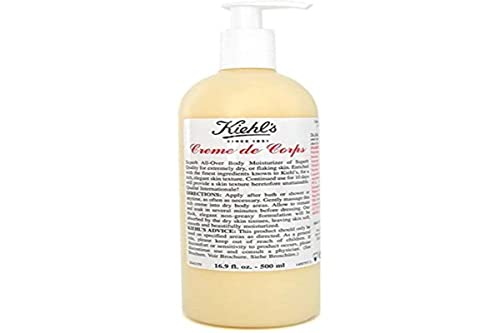 Kiehl s Creme de Corps Body Moisturizer With Pump, 16.9 Ounce