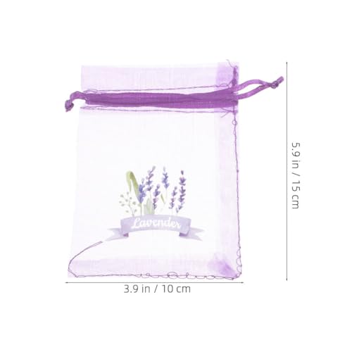 20 bolsas de organza con aroma a lavanda miniatura 3