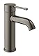 GROHE Essence, Waschtischarmatur, wassersparend (Wasserhahn für das Bad, 17cm hoch, Badarmatur mit langlebiger Oberfläche, einfache Installation am Waschbecken), anthrazit gebürstet, 23590AL1