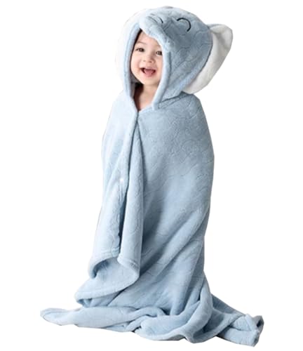 Image of Soft Fleece Baby Hooded Bath Towel Infant Bathrobe Cute Animal Dinosaur Hood Absorbent Beach Towel
