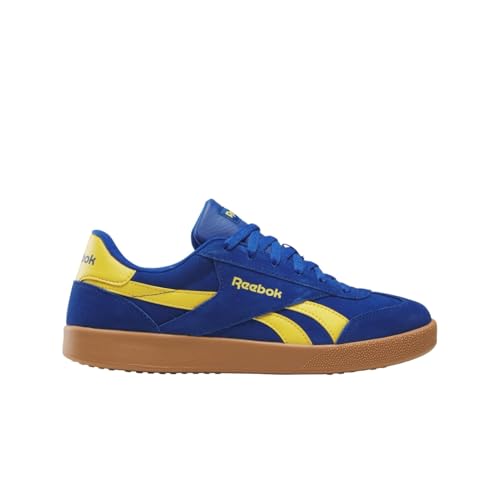 Reebok Unisex Smash Edge Sneaker, Optimum Blue/Golden Haze/Gum, 10.5 Women/ 9 Men